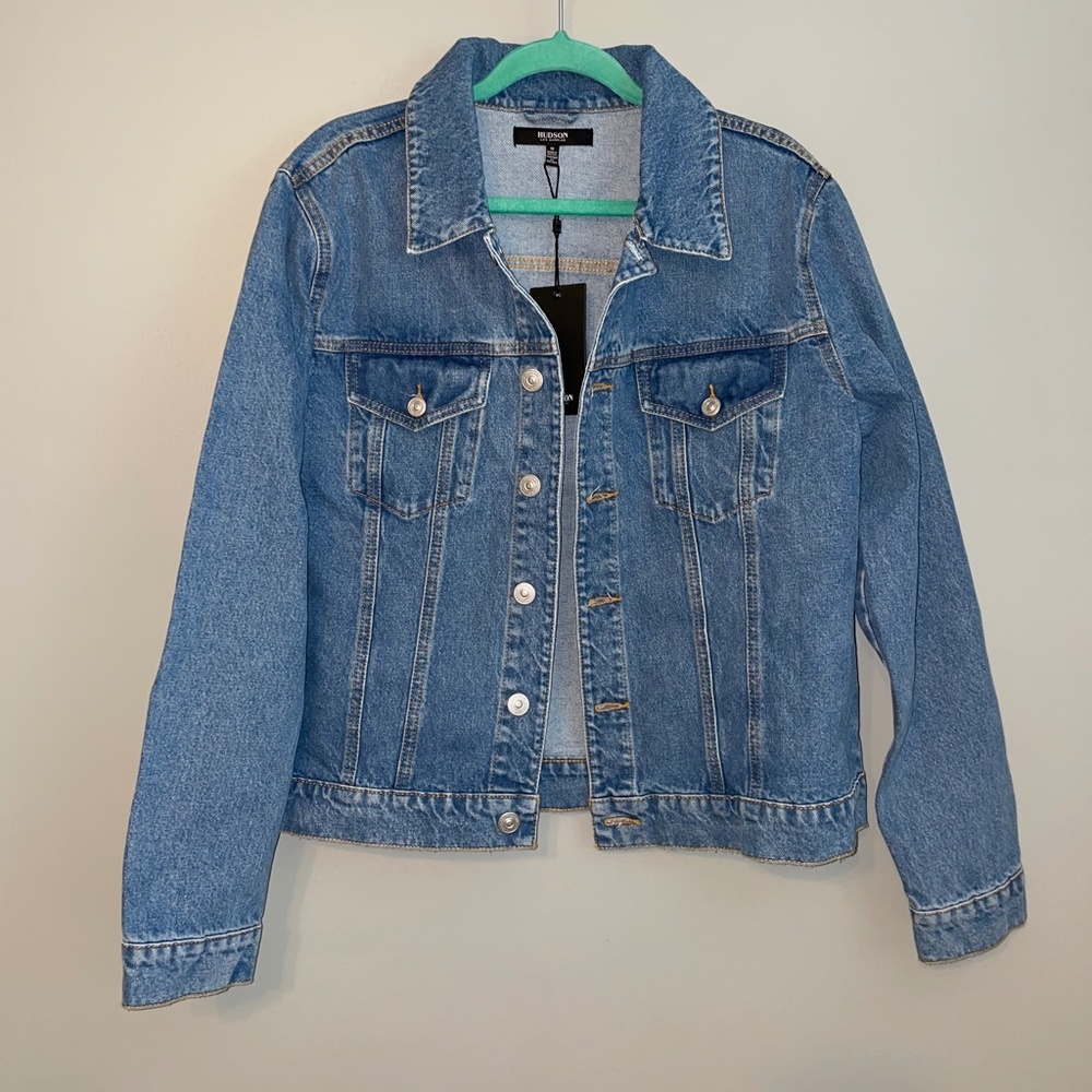 NWT Hudson Classic Fitted Trucker Denim Jean Jacket Size 1X - Picture 2 of 9